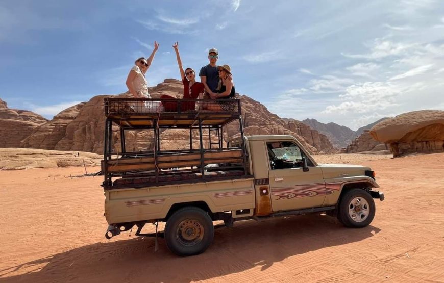 Full Day Jeep and Camel Tour With Overnight